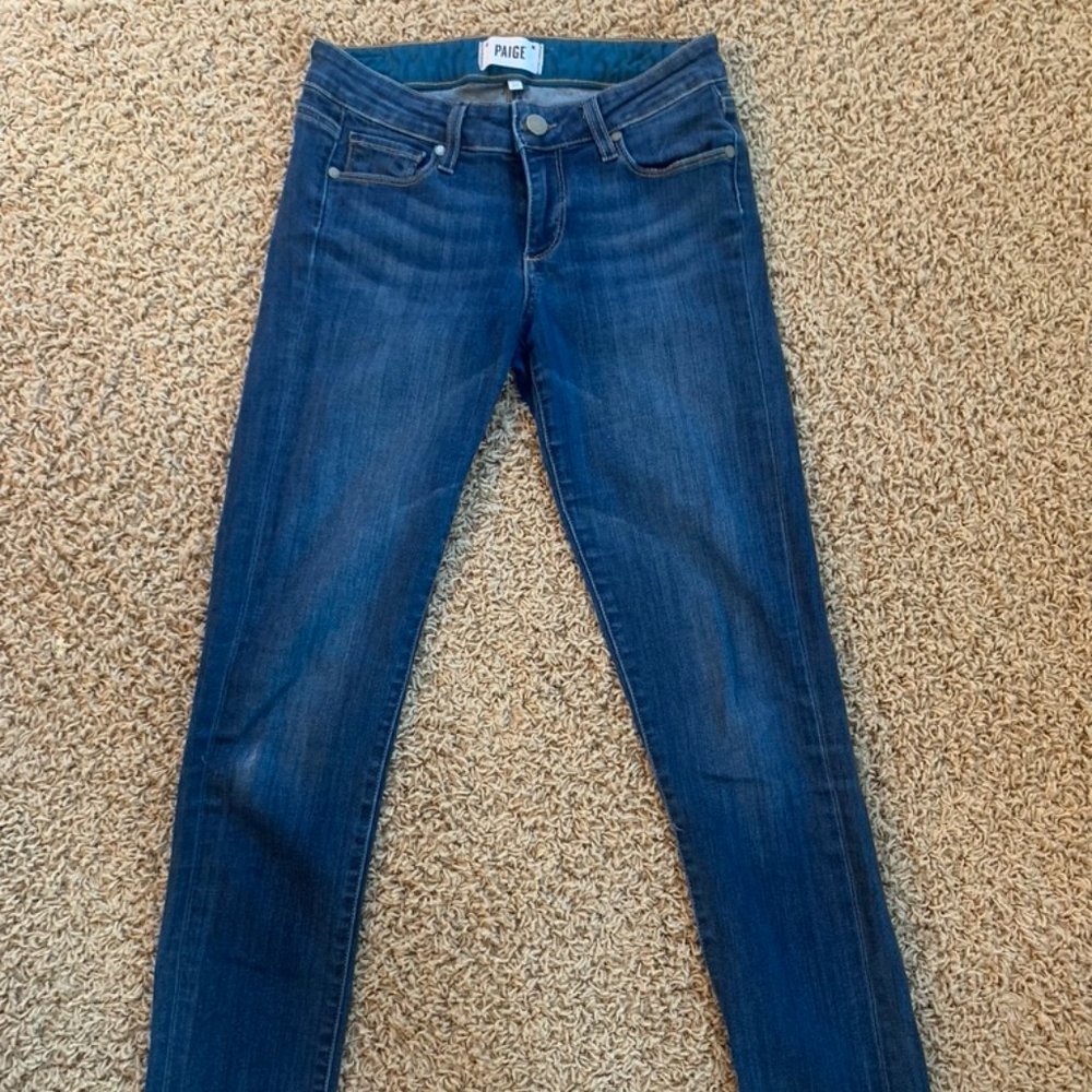 Paige Skyline Ankle Peg Jeans